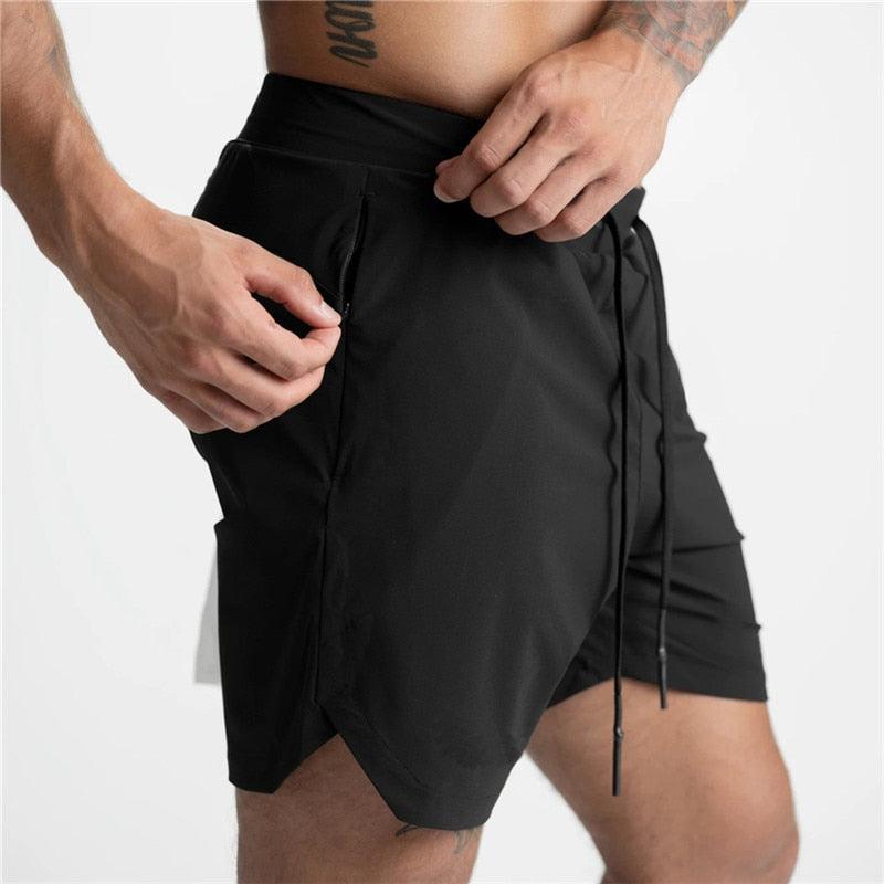 Bermuda Fitness Dry Fit Masculina - Com Zíper