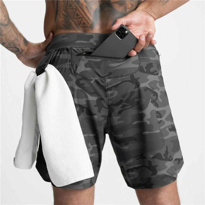 Bermuda Fitness Dry Fit Masculina - Com Zíper